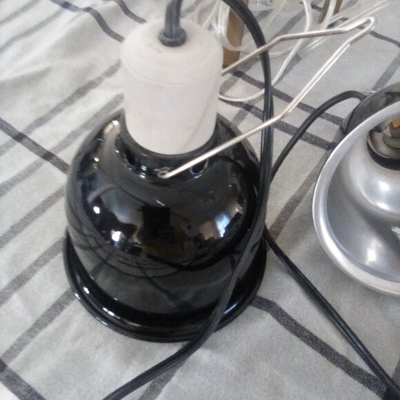 2 indoor use heat lamps without the heat bulbs almost brand new - Picture 7 of 9